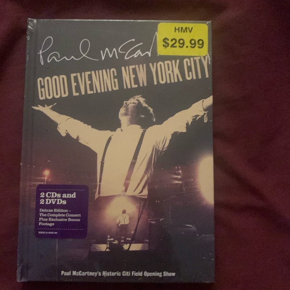 Paul McCartney Good Evening New York City 2 dvd+2 cd still sealed!